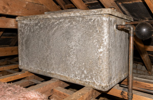 Removing an Asbestos Cement Water Tank Asbestos Cement Water Tank Removal in Lichfield